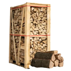 2 Paletten Scheitholz 50 cm – Weißeiche, Buche, Hainbuche