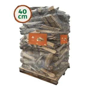 Palette Scheitholz 40 cm, 800 kg – Wooday, 100 % Laubholz