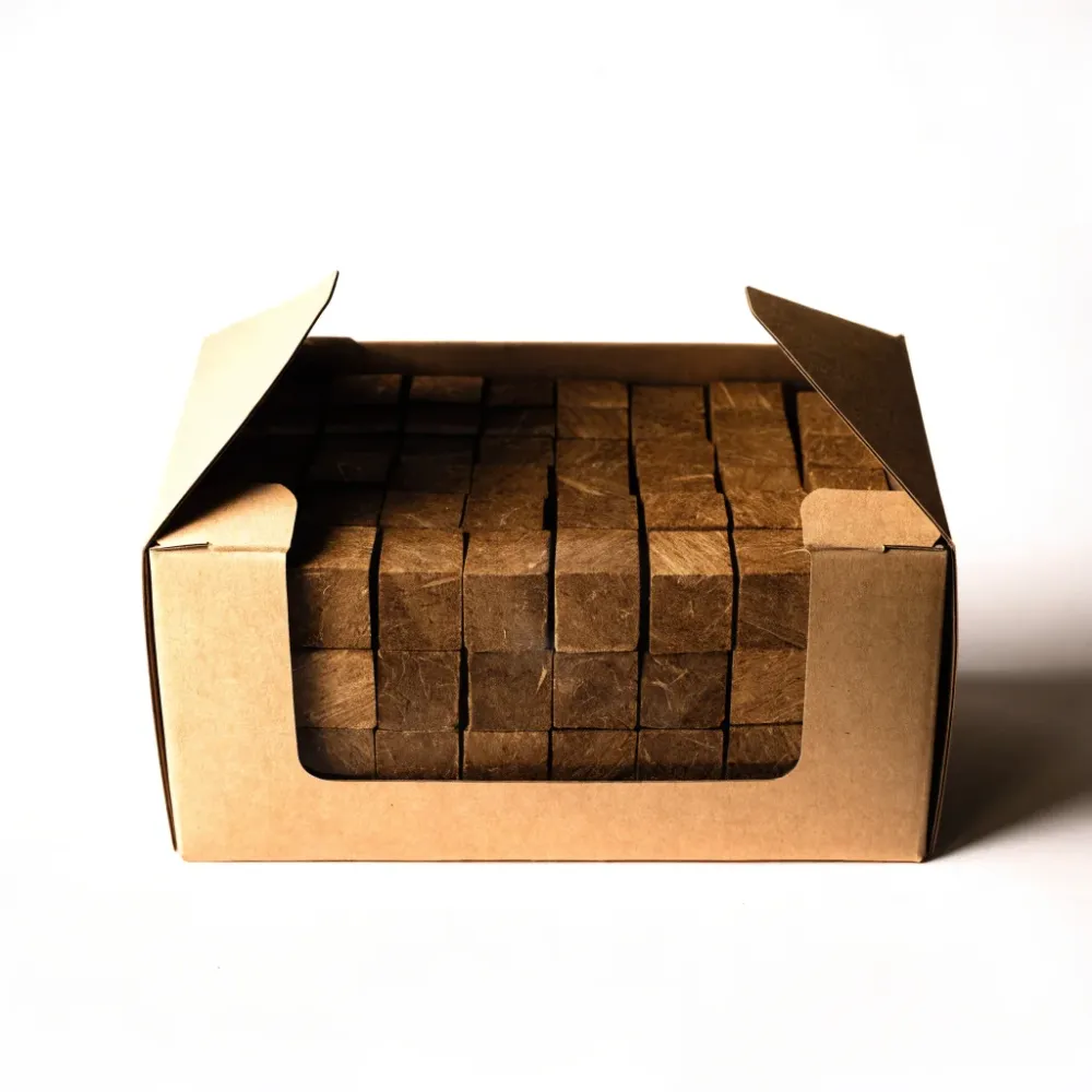 Anzündwürfel aus gepresstem Holz – 100 Stück