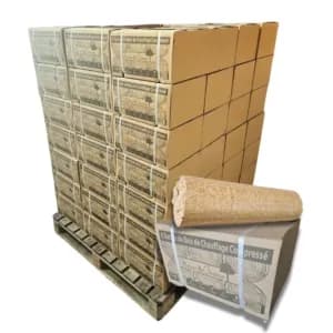 Holzbriketts Confort Hartholz und Nadelholz – Palette 960 kg