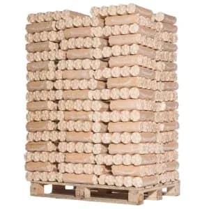 Holzbriketts 100 % Nadelholz – Palette 960 kg