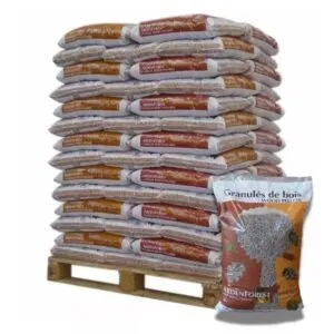 Pellets Ardenforest 100 % Nadelholz – Palette, 70 Säcke à 15 kg