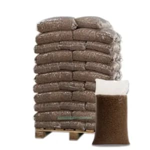 Pellets Confort 100 % Nadelholz – Palette, 70 Säcke à 15 kg