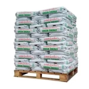 Pellets Green Energy – Palette, 65 Säcke à 15 kg