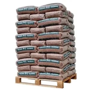 Pellets Valboval – Palette, 65 Säcke à 15 kg