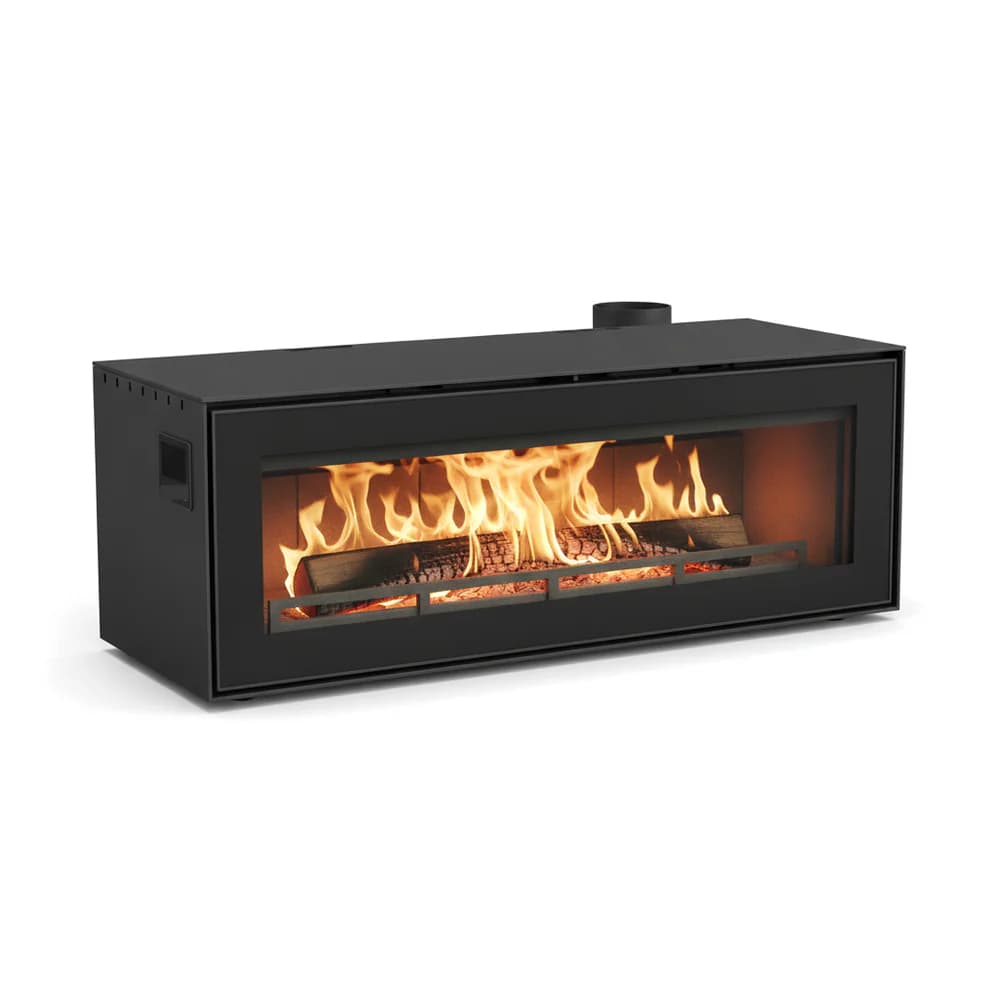 Kamineinsatz Pfeiler 7 kW im Panoramaformat
