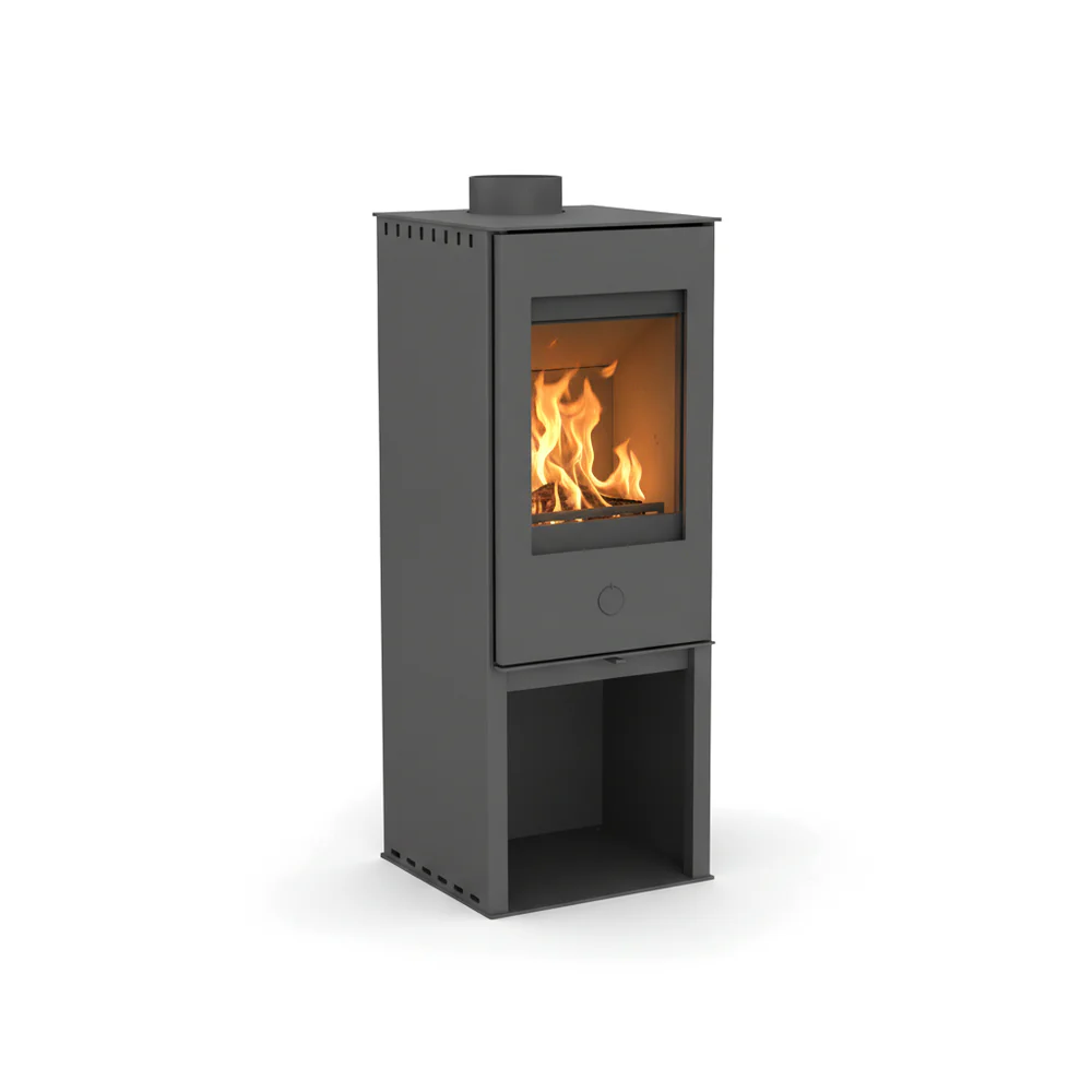 Kaminofen Feierabend 6 kW mit Holzfach