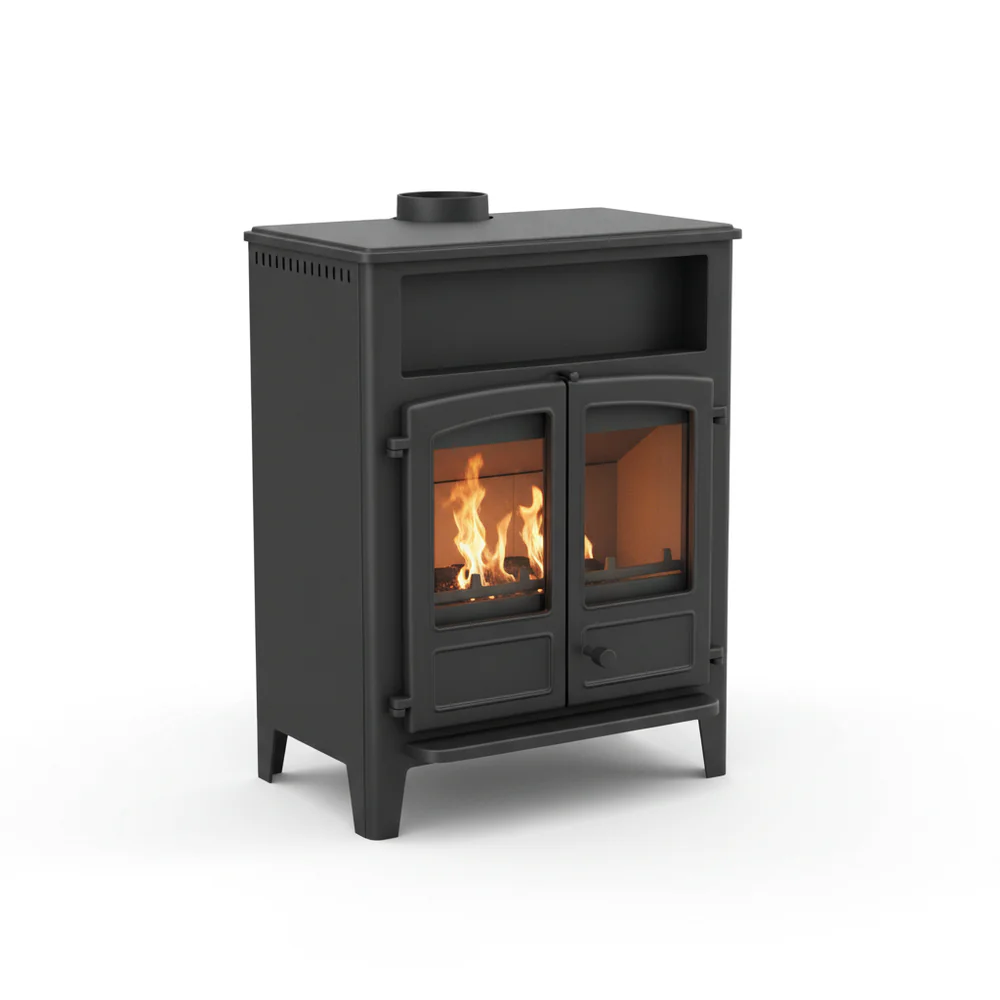 Kaminofen Esse 11 kW aus Gusseisen, zwei Türen