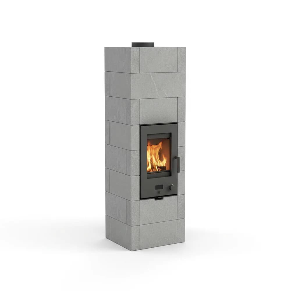 Kaminofen Findling 6 kW mit Specksteinverkleidung